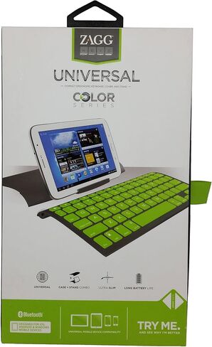 ZAGGkeys Case and Micro USB Wired Keyboard Made for for Android Smartphones and Micor USB Devices - Berry/Aqua in Saudi Arabia
