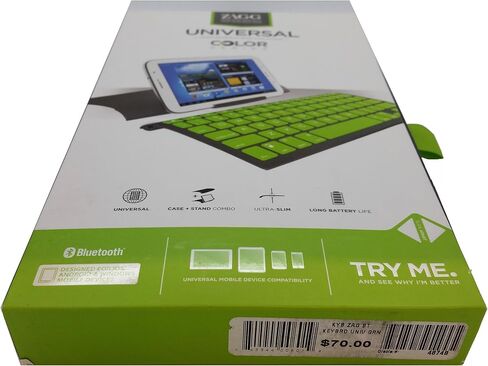 ZAGGkeys Case and Micro USB Wired Keyboard Made for for Android Smartphones and Micor USB Devices - Berry/Aqua in Saudi Arabia