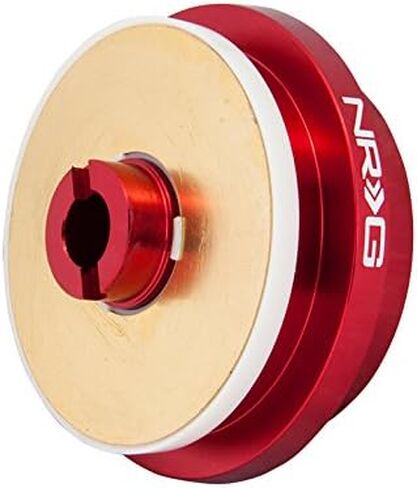 NRG Innovations NRG-SRK-110H Racing Style، محول محور قصير لعجلة القيادة سريع الإصدار، نمط مسمار 6 × 70 مم، جسم أسود in Kuwait
