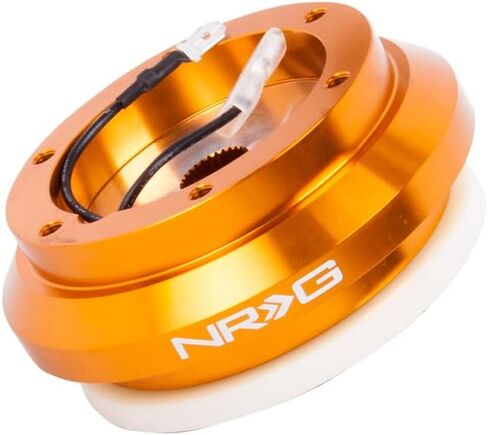 NRG Innovations NRG-SRK-110H Racing Style، محول محور قصير لعجلة القيادة سريع الإصدار، نمط مسمار 6 × 70 مم، جسم أسود in Kuwait