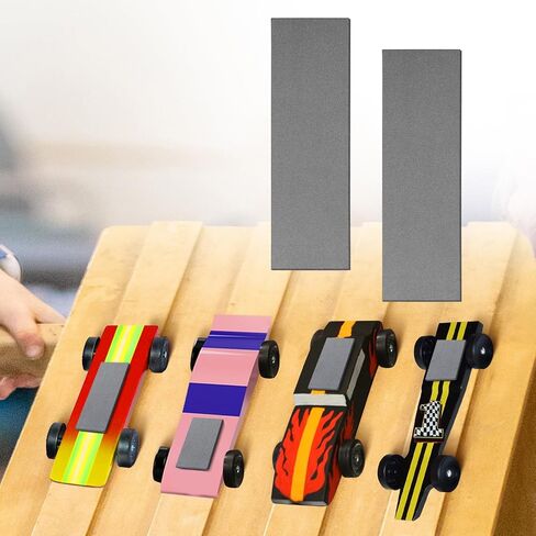 4 Pieces 3 Ounces Stick On Flex Weight for Derby Car- Cuttable Flexible Tape Weight for Easily Fine Tune Car Weight and Fastest Speed in Kuwait