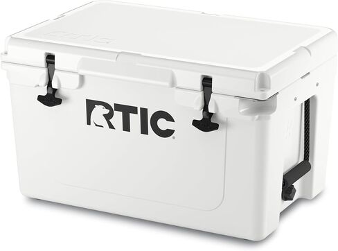 مبرد صلب للغاية RTIC 45 QT | صندوق الثلج الصلب المحمول للشاطئ والمشروبات والتخييم والنزهة وصيد الأسماك والقوارب والشواء in Kuwait