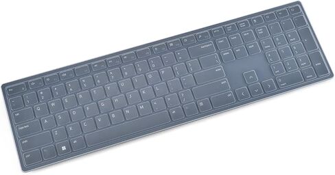 Keyboard Cover for Dell Pro KM5221W KM7321W & Pro KB500 Keyboard, Dell Pro KM5221W Keyboard Skin Protector - Pink in Kuwait
