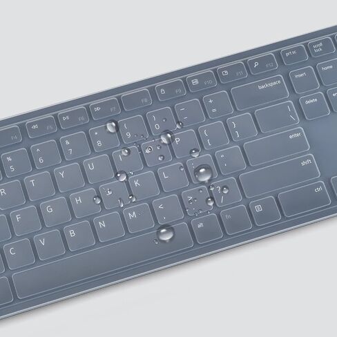 Keyboard Cover for Dell Pro KM5221W KM7321W & Pro KB500 Keyboard, Dell Pro KM5221W Keyboard Skin Protector - Pink in Kuwait