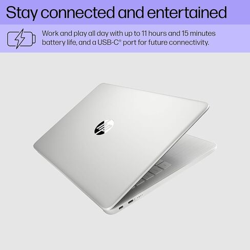 HP Student Business Computer - W/Microsoft Office Lifetime & Free CD/DVD Drive • 16GB RAM • 128GB EMMC & 256GB Extension Micro SD • Intel 4 -Core Processor • HD Display • Win11 Pro (Silver) in Kuwait