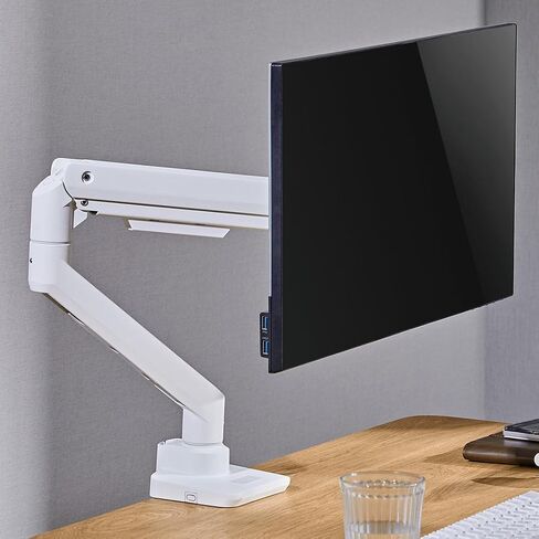 ذراع شاشة Ultrawide الشاقية - حامل مكتب ربيع الغاز القابل للتعديل لشاشات 17–49 " in Kuwait