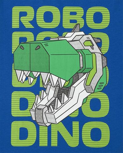 The Children's Place Boys' Short Sleeve Graphic T-Shirt 3-Pack, T-REX VS. Triceratops/T.REX/Dino, Medium (7/8) in Saudi Arabia
