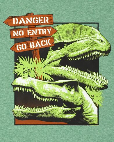 The Children's Place Boys' Short Sleeve Graphic T-Shirt 3-Pack, T-REX VS. Triceratops/T.REX/Dino, Medium (7/8) in Saudi Arabia