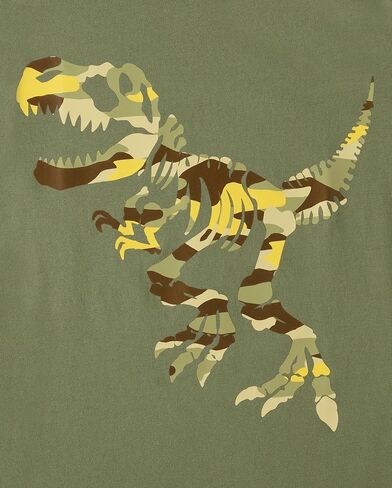 The Children's Place Boys' Short Sleeve Graphic T-Shirt 3-Pack, T-REX VS. Triceratops/T.REX/Dino, Medium (7/8) in Saudi Arabia