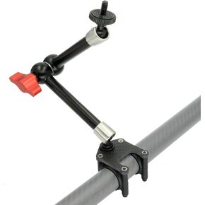 GuroVu Heavy Duty 11" Articulated Arm Monitor Mount for DJI Ronin-M/MX, Freefly MOVI Stabilizers Will Support up to 12 lb Load