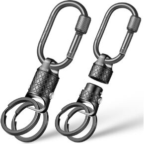 Magnetic Quick Release Keychain,Detachable Magnet Carabiner Clip Pull Apart Key Chain for Men Women-Secure Lock System