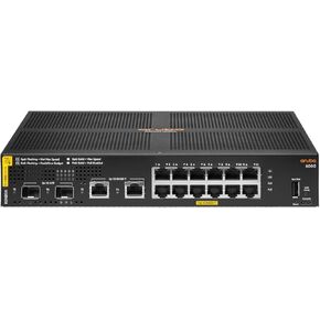 Hewlett Packard Enterprise Aruba 6000 12G Class4 PoE 2G/2SFP 139W Managed L3 Gigabit Ethernet (10/100/1000) Power over Ethernet (PoE) 1U