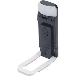 Travel Lamp, Long Lasting Battery Life Stepless Dimming Reading Light Flexible Angles Multifunctional for Jewelry Appraisal (Black)