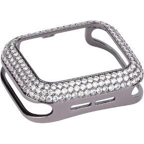 Diamond Watch Case Compatible With Apple Watch SE 6 5 4 40mm 44mm Watch Protector Cover Carved Design Compatible With IWatch Series 42mm 38mm watch case