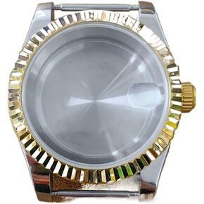 Watch PVD Case 39mm Japan NH35/NH36 Automatic Movement Stainless Steel Sapphire Glass Through The Bottom watch case