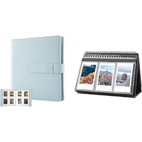 2Packs, Photo Album for Fujifilm Instax Mini LiPlay 11 90 70 50S 26 25 9 8+ 8 7S Instant Camera/Mini Link SP-1 Printer, Polaroid Snap SnapTouch PIC-300 Z2300 Mint Zip Instant Camera Printer