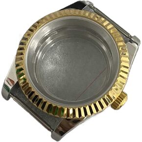 39MM Transparent Bottom Watch Case Sapphire Glass Watch Case Cover Kits For NH35/NH36/4R Movement watch case