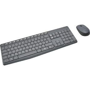 KIT LOGITECH MK235 TECLADO/MOUSE USB 10 MT BLACK (920-007901)