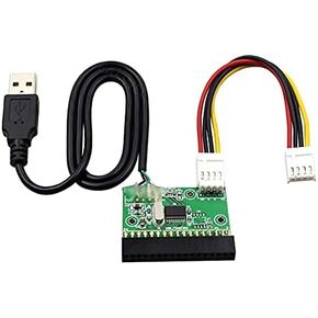 EASWEL 1.44MB 3.5 "موصل محرك أقراص مرن 34p إلى محول كابل USB ، 20 سم ، أسود ، من الذكور إلى الإناث ، مسطح ، 34 نقطة ، عدد واحد ، داخلي ، 0.001W ، بلاستيك ، PT