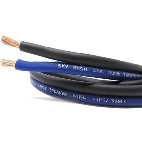50' feet True 8 Gauge AWG CCA Speaker Wire Car Home Audio