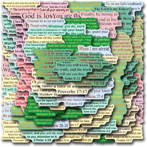 120pcs Bible Verse Stickers, Inspirational Christian Vintage Journal Stickers Typewriter Font Quote Bible Study Supplies for Water Bottle Laptop Phone Case Scrapbook Decals