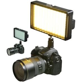 ePhoto Professional LED Light 312 LED Bi-Color Changing Dimmable LED Video DSLR Camera Light Panel LED312