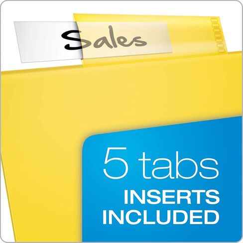 Oxford Plastic 2 Pocket Binder Dividers, 8 Tab 1/8 Cut, Multicolor Large Tab Set, Insertable Dividers with Paper Inserts, Letter Size, 3 Sets (89603) in Saudi Arabia