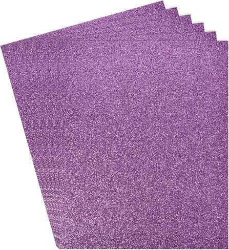 Rebower Glitter EVA Foam Sheets, [for Arts and Crafts Projects] - 11x8 Inch 2mm Thickness/Black / 6 Pcs in Saudi Arabia