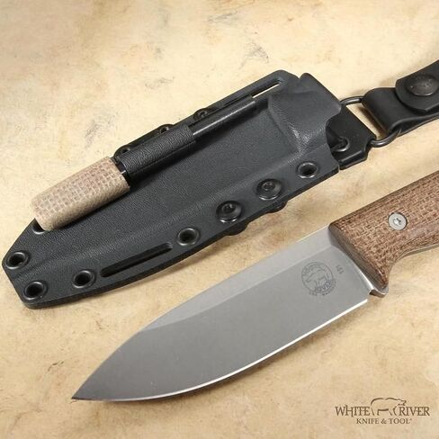 White River Ursus 45 ، مقبض Micarta الطبيعي الخيش in Kuwait