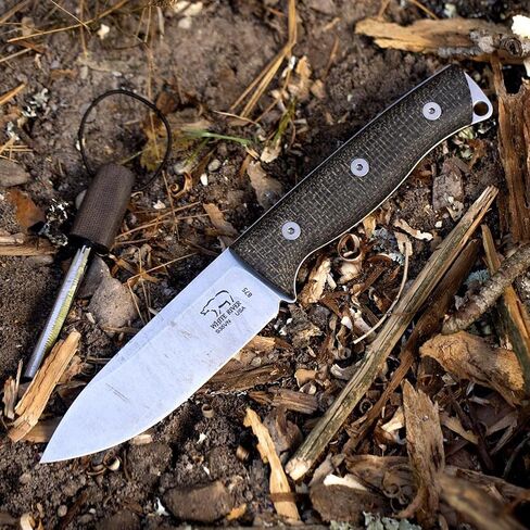 White River Ursus 45 ، مقبض Micarta الطبيعي الخيش in Kuwait