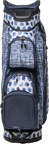 Glove It Ladie's Golf Bag - Lightweight, Nylon Cart Bag with 15 Dividers, Putter Well, Rain Hood & 9 Easy-Access Pockets, Navy Fusion (GB403) in Saudi Arabia