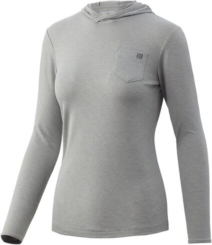 هودي واي بوينت للسيدات من HUK | قميص الأداء طويل الأكمام +50 UPF in Kuwait