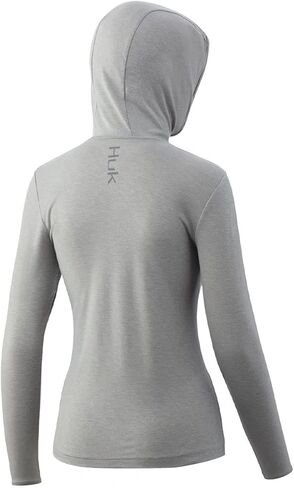 هودي واي بوينت للسيدات من HUK | قميص الأداء طويل الأكمام +50 UPF in Kuwait