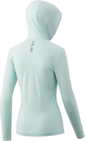هودي واي بوينت للسيدات من HUK | قميص الأداء طويل الأكمام +50 UPF in Kuwait