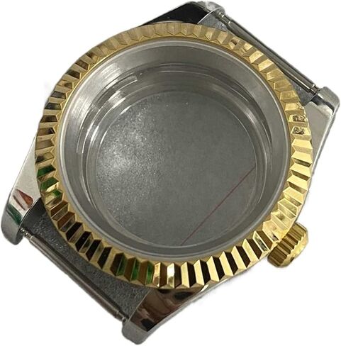 39MM Transparent Bottom Watch Case Sapphire Glass Watch Case Cover Kits For NH35/NH36/4R Movement watch case in Saudi Arabia