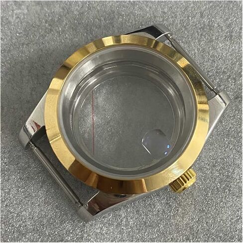 39MM Transparent Bottom Watch Case Sapphire Glass Watch Case Cover Kits For NH35/NH36/4R Movement watch case in Saudi Arabia