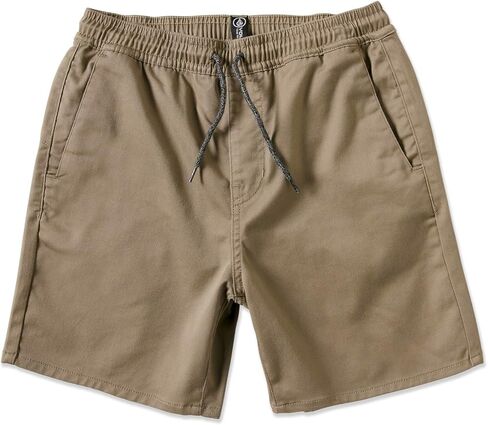Volcom Boys' Frickin Elastic Waist 15" Chino Short, Old Mill, X-Large in Saudi Arabia