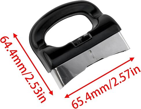 2PCS Universal Removable Pot Handle Pot Lid Handle Replacement Parts Household Kitchen Utensils Fag Pressure Cooker Parts Single-Hole Black (2.72 * 2.48 * 0.9inch) in Saudi Arabia