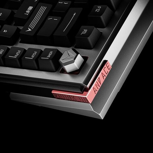 Drunkdeer A75 Ultra Rapid Trigger Keyboard ، 75 ٪ من الألعاب الإلكترونية لوحة مفاتيح ، مفتاح مغناطيسي - تشغيل قابل للتعديل - 0.01mm ، RT Plus ، RT Match - 8K Hz ， ANSI ， Black - Qian Switch in Kuwait