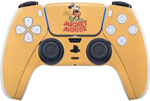 Skinit Decal Gaming Skin Compatible with PS5 Controller - Officially Licensed Disney Mickey Mouse Walt Disney Classic Character Design in Saudi Arabia