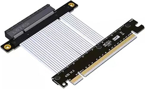 JMT PCI-E 4.0 x8 to x16 Extension Cable Gen4 128G/bps High Speed Adapter for 1U U.2 NVMe SSD Graphics Video Card (K38SL,25CM) in Saudi Arabia