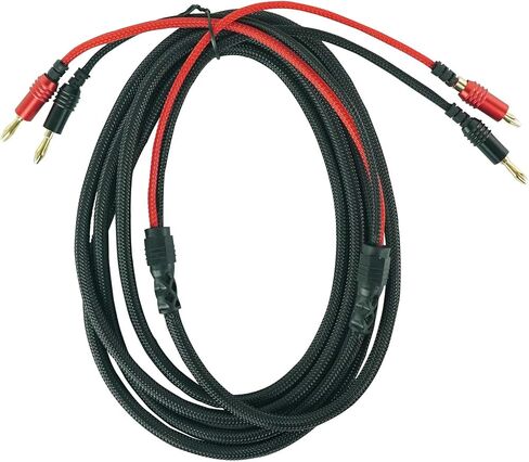 ROCKVILLE BN30 14 AWG 100 ٪ OFC COPPER BANANA إلى Cable Banana و 30 قدمًا وتصميمًا مضفرًا وفقدان الإشارة المنخفض in Saudi Arabia