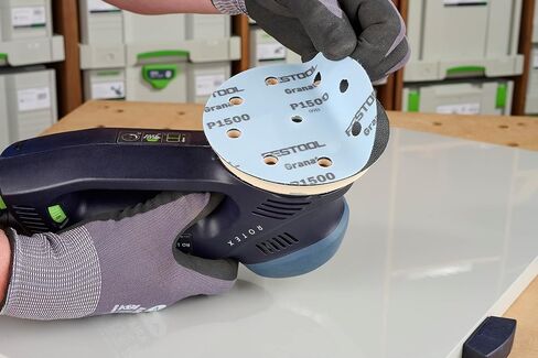 أقراص صنفرة كاشطة بقطر 5 بوصات (125 مم) من Festool 497167 Granat P80، 50 عبوة in Saudi Arabia