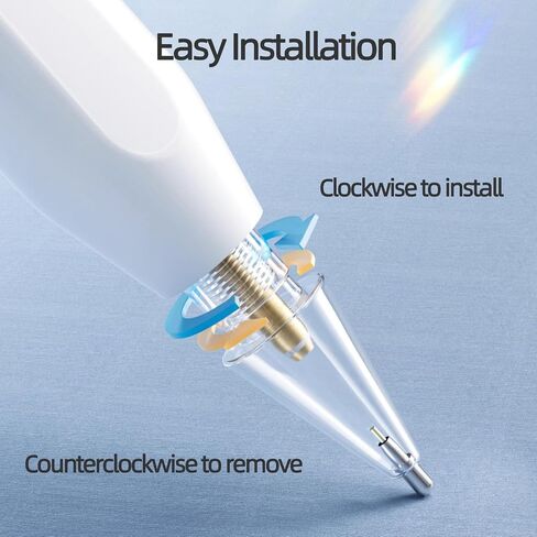 6 نصائح استبدال الحزمة لـ Apple Pencil Pro/ 2nd Gen/ 1st Gen/ USB C ، نصائح قلم رصاص Apple التي تمت ترقيتها مع عدم وجود التحكم الدقيق للنقطة الدقيقة ، لمجموعات iPad Pen Nibs in Saudi Arabia