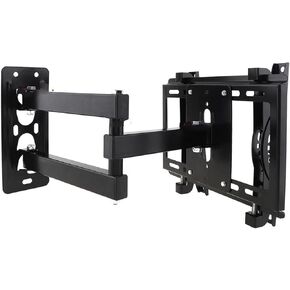 25KG TV Wall Mount Bracket Flat Panel TV Frame Support 15 Degrees Tilt with Gradienter for 14-40 Inch LCD LED Monitor Flat Pan