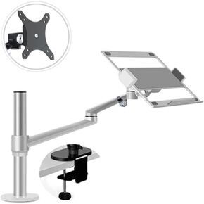 OL-1S OL-2S الألمنيوم متعدد الوظائف 10 "-17" ERGONDAMICS DEDECT LAPTOP حامل الحامل الكامل MOTION MOTION MOTION CLAMPET TRAINY (OL-3S Black)