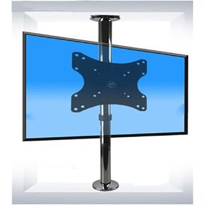 BG11-S Rotate Stainless Steel 19-40 Inch LCD TV Stand Mount Bracket in Partition Wall Height Adjust 66-82cm