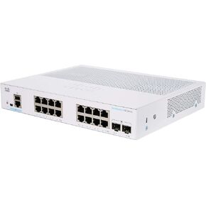 Cisco Business CBS350-16T-E-2G Managed Switch | 16 Port GE | Ext PS | 2x1G SFP CBS350-16T-E-2G-NA (Renewed)