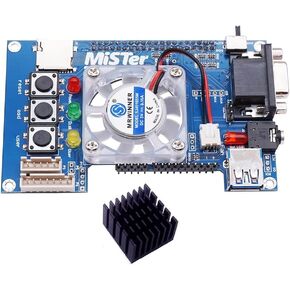 Mister FPGA IO Board VGA V6.1 XL Heat Sink with Fan for DE10 Nano