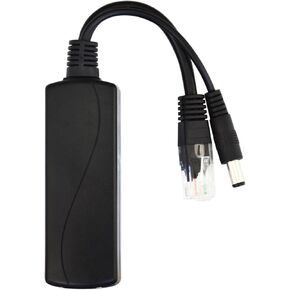 Active POE Splitter Waterproof 48V POE 10/100M Input to DC Output 12V(Waterproof Splitter)
